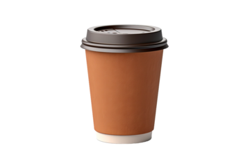 The Whispering Brew: A Coffee Cups Secret on White or PNG Transparent Background.