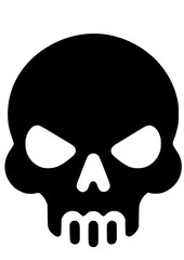 Skull SVG, Bones SVG, Skeleton SVG, Death SVG, Pirates SVG, Head SVG, Skull Silhouette, Skull Clipart, Skull Vector, Cut file for Cricut SVG, JPG, PNG
