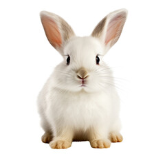 Obraz premium rabbit looking isolated on white