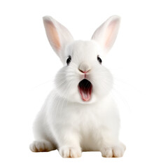 Obraz premium rabbit looking isolated on white