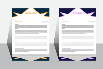 Modern Business Letterhead Design Template