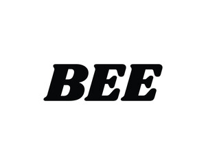 BEE Logo design vector template. BEE logo design.