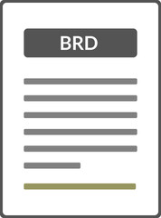 BRD Contract Document Icon