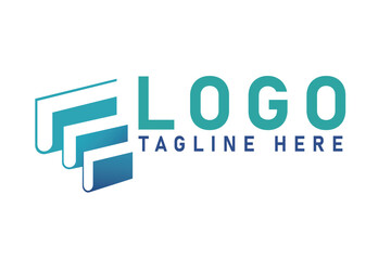 Book Logo design template vector