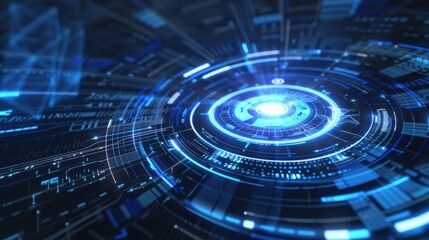 Futuristic Technology Interface