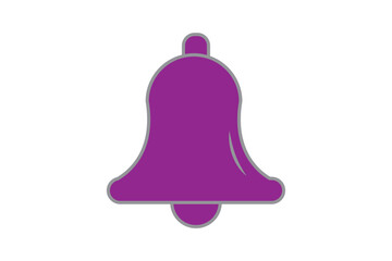 Cowbell icon set. farm cow metal ring bell vector symbol for UI designs.