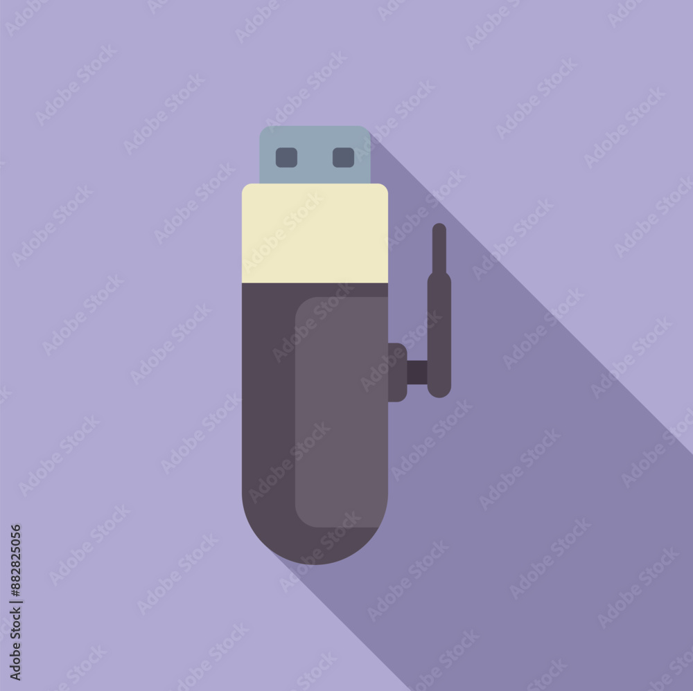 Poster usb wifi modem is providing wireless network access