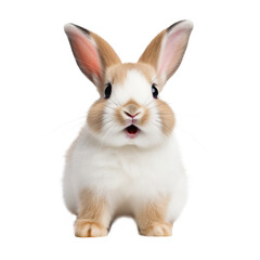 Obraz premium rabbit looking isolated on white