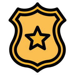 Security Badge Icons For Design Elements 