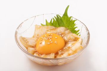 えんがわ　ユッケ　（あぶらがれい）