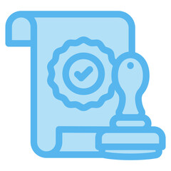 Approved Stamp Icons For Design Elements 