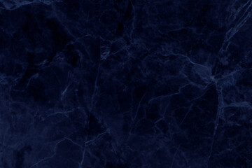 Marble granite blue background wall surface black and white pattern graphic nature.