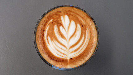 hot mocha  on the table