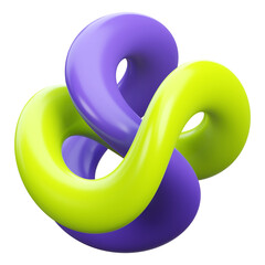 3d render abstract shapes