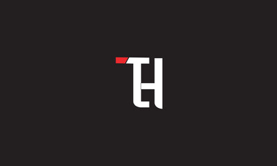 TH, HT, T , H , Abstract Letters Logo Monogram	