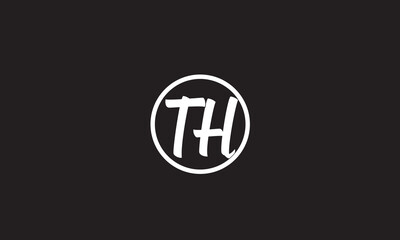 TH, HT, T , H , Abstract Letters Logo Monogram