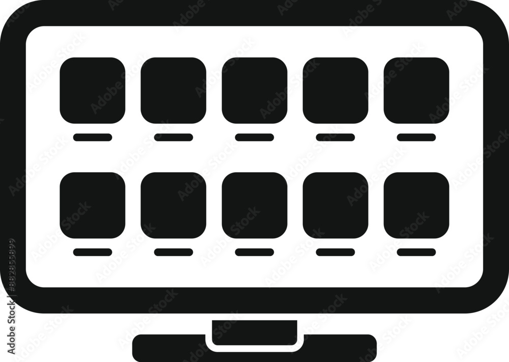 Poster computer monitor showing software, application, program, or system update interface