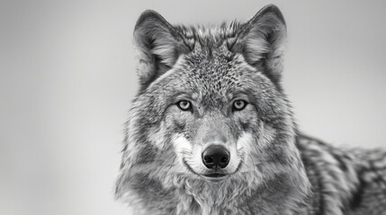 closeup of a lone wolf © overrust