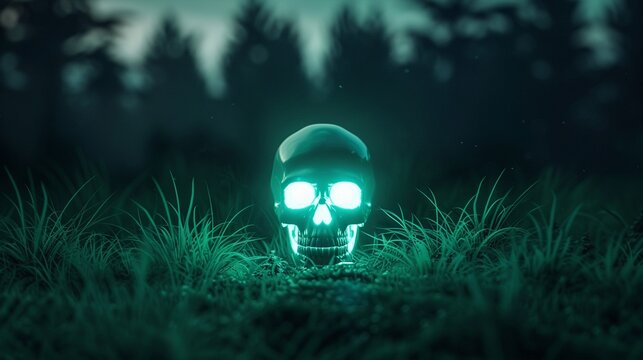 Photorealistic eerie internet folklore simulations, ghostly holograms, advanced tech, dark setting, detailed, spooky, futuristic storytelling