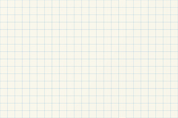 Sheet from a checkered notebook, school. Vector illustration