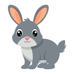 Illustration of Cute Rabbit animal Isolated