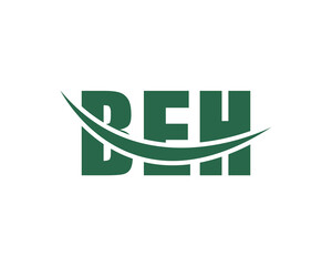 BEH Logo design vector template. BEH logo design.