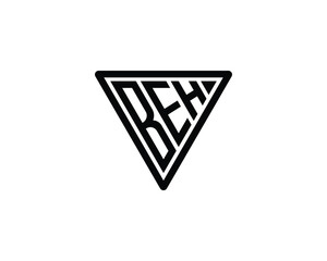 BEH Logo design vector template. BEH logo design.