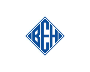BEH Logo design vector template. BEH logo design.