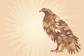 eagle in the sky made by midjourney