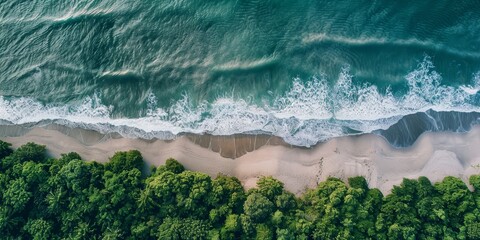 Fototapeta premium Aerial view from drone