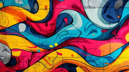 Obraz premium graffiti background