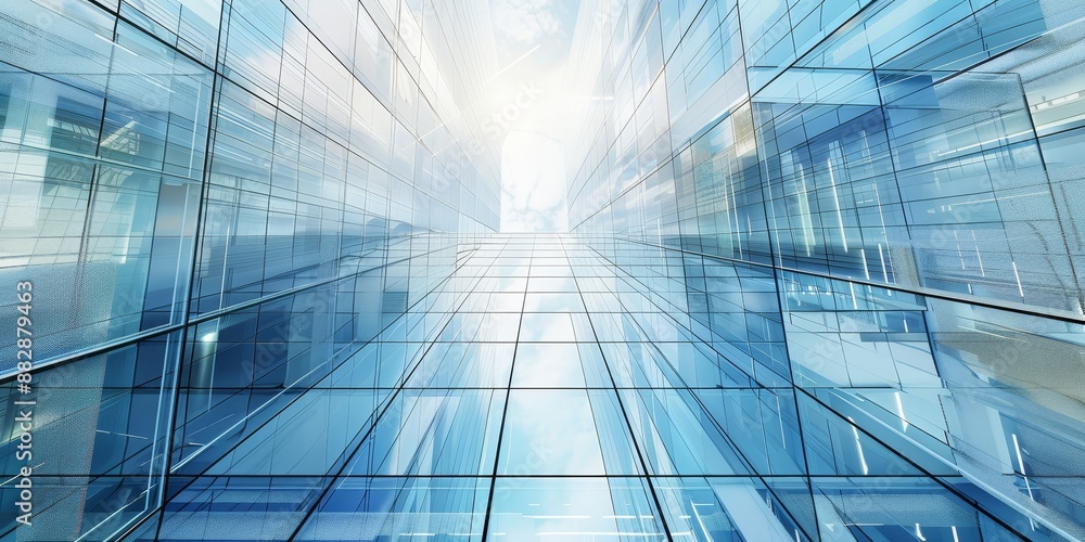 Canvas Prints glass minmalistic architectural forms