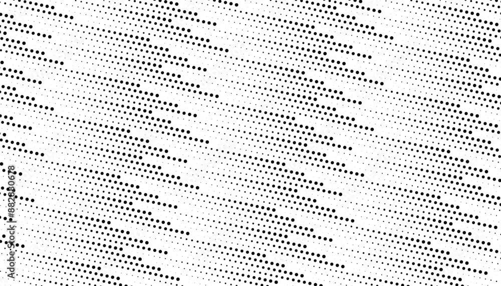 Poster black and white seamless halftone pattern for background and jersey design. fully editable vector el