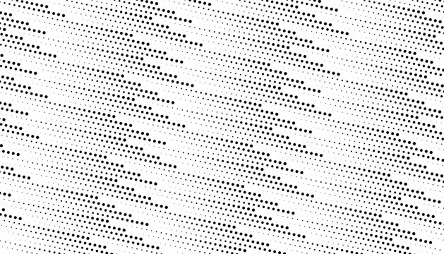 Black and white seamless halftone pattern for background and jersey design. Fully editable vector element. Vector Format Illustration 