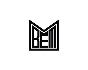 Obraz premium BEM logo design vector template. BEM logo design.