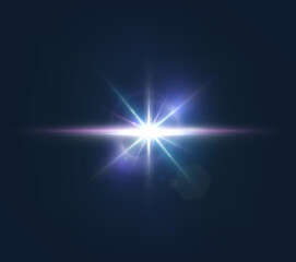 Flash, realistic highlights, glowing effects, camera light, sunlight reflection, stars, isolated highlights, sparkling highlights. Isolated on transparent background, png. Celestial, space elements