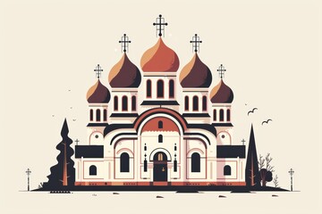 Fototapeta premium Christianity faith concept, rich traditions, icons, and spiritual depth.