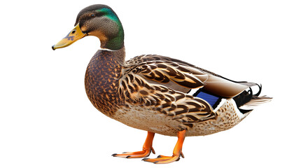 duck isolated on white