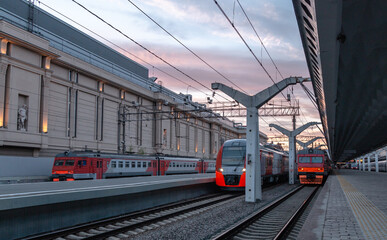 Twilight at the Train Station