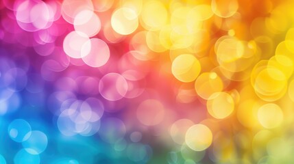 Fototapeta premium A vibrant background with colorful bokeh lights