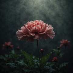 Aesthetic pink flower