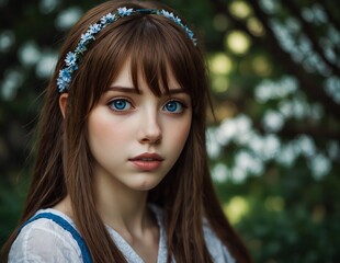 A beautiful elegant angel 