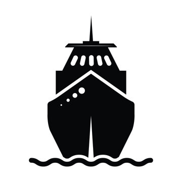 recommend clip art: Boat and ship black silhouette icon collection. Marine boat symbol. Vector Illustration.