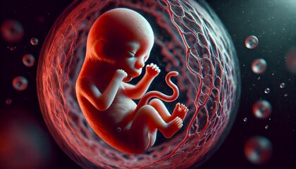 Fetus Developing in the Womb