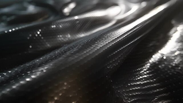 A detailed image of a car covers reflective material used for protecting against UV rays and keeping the car cool.