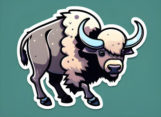 Fototapeta premium buffalo generative ai