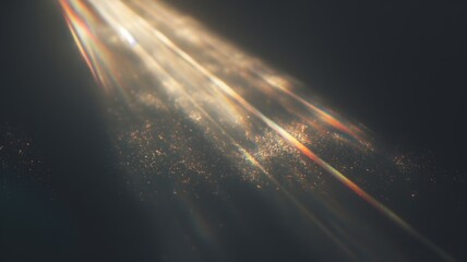 Background of retro film overly, image with scratch, dust and light leaks. Lens flare holographic effect background.