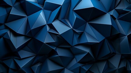 Fototapeta premium Abstract Blue Geometric Background