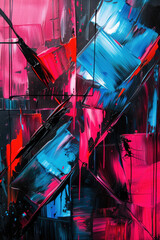 Dynamic Oil Paint Background