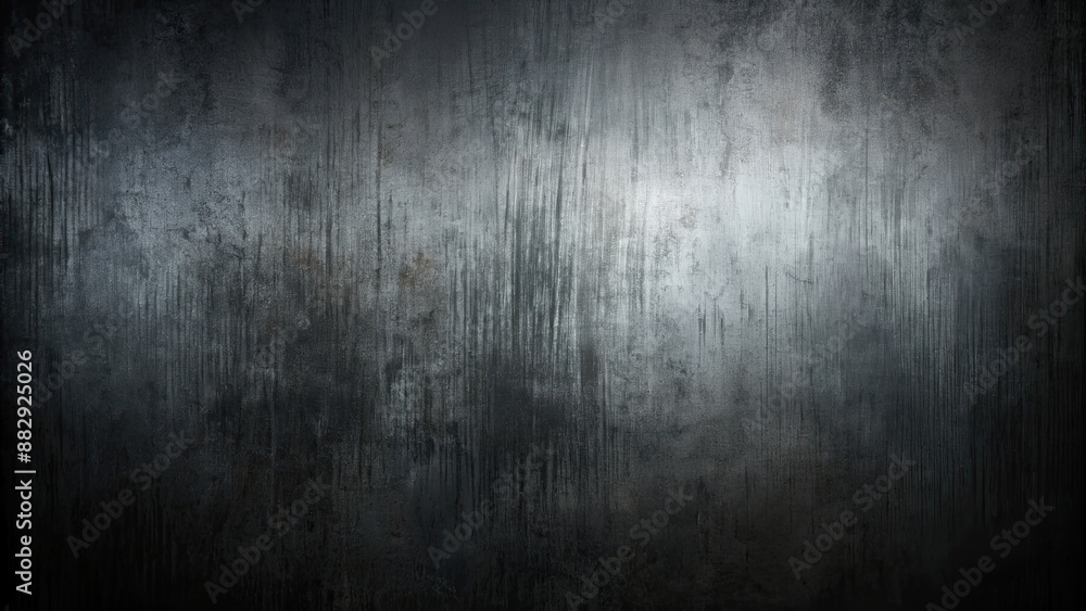 Poster Black metal brushed background with a dark and moody texture , black, metal, brushed, background, texture, dark, moody, abstract